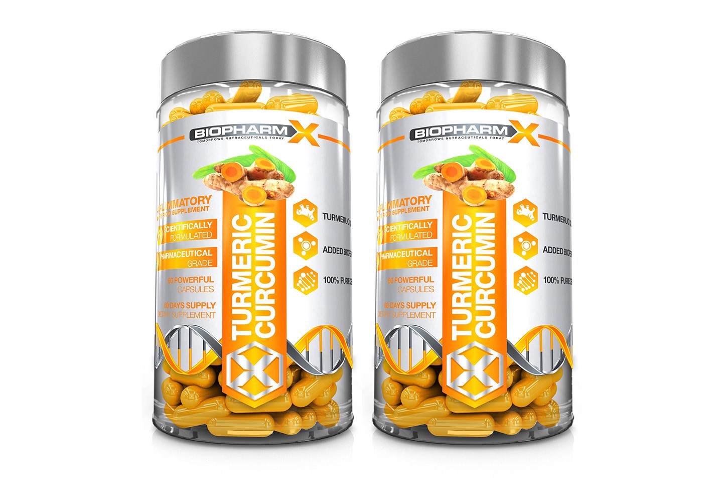 Turmeric Curcumin 2 Bottle Bundle