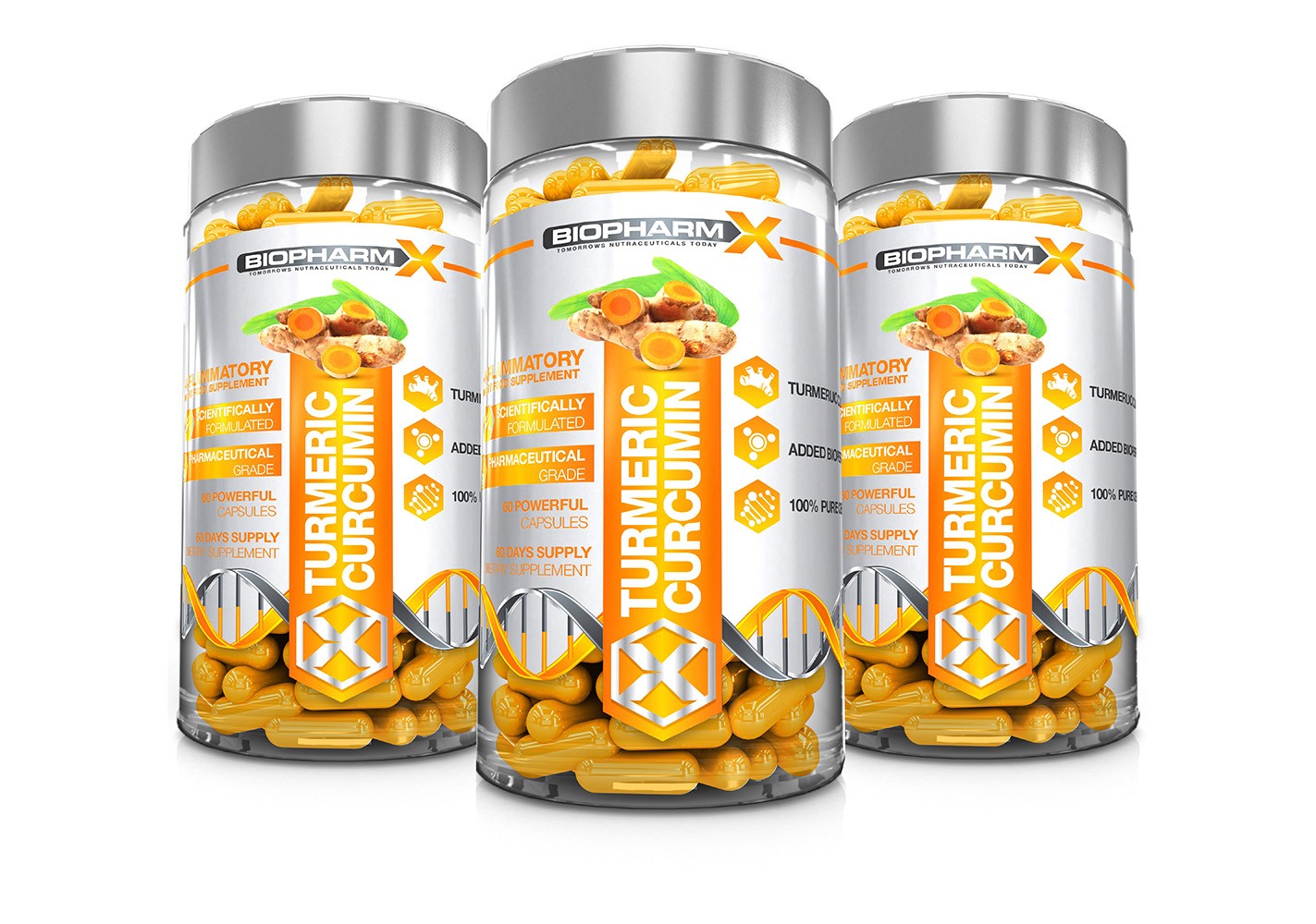 Turmeric Curcumin 3 Bottle Bundle