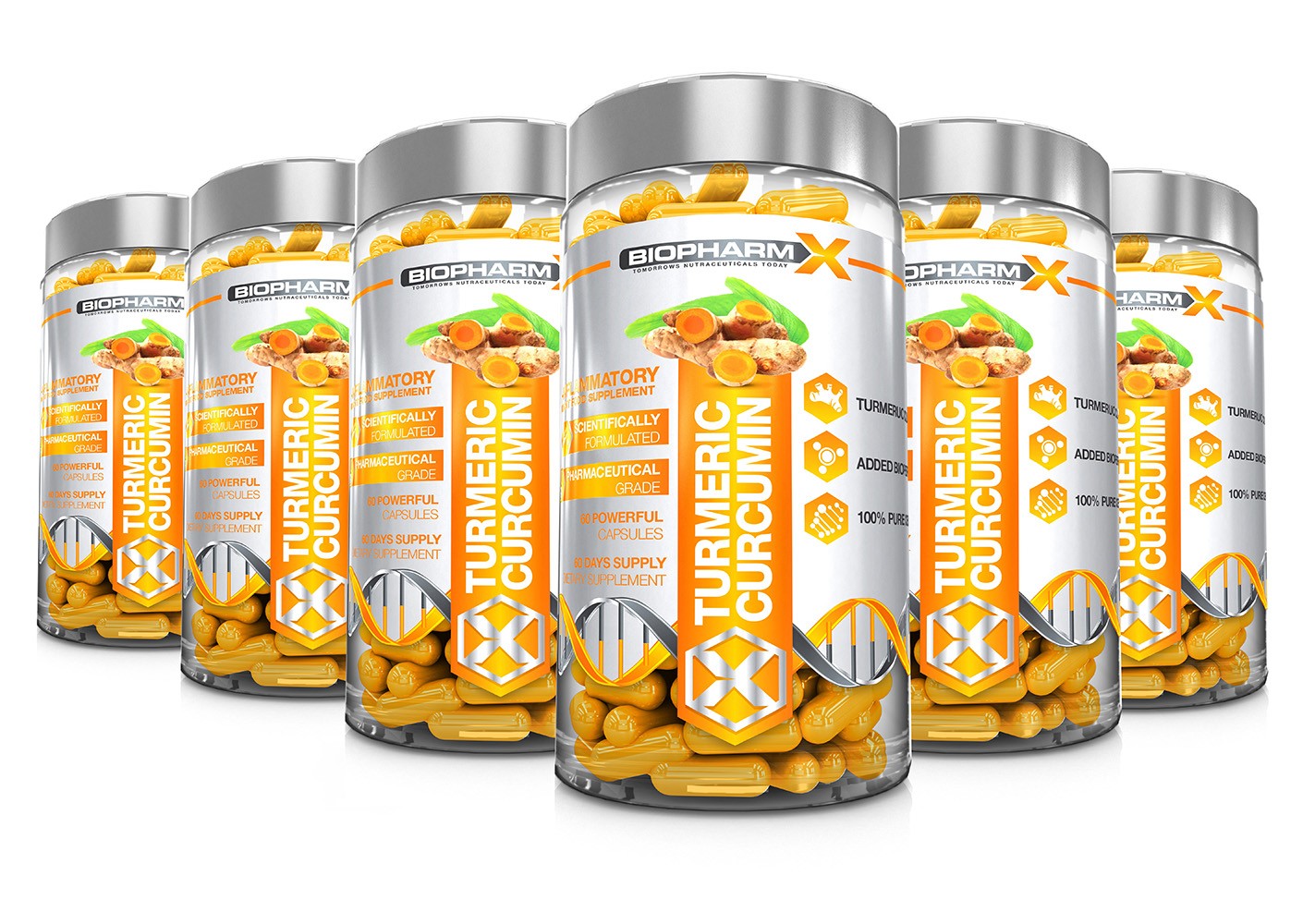 Turmeric Curcumin 6 Bottle Bundle
